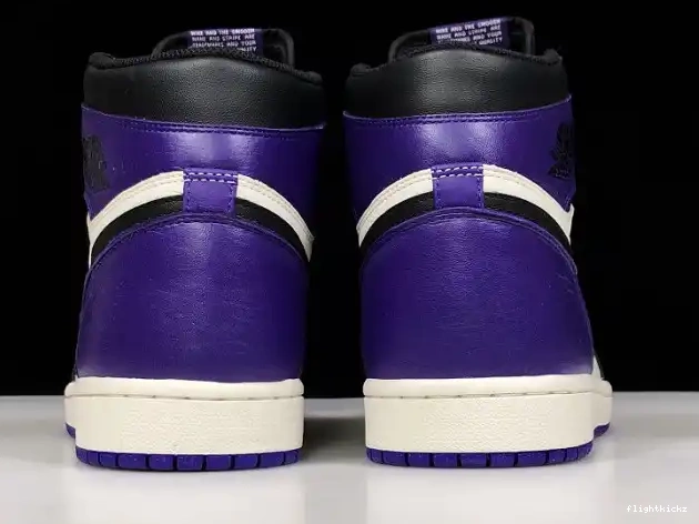 Jordan 1 Purple Court 555088-501 Air 0609